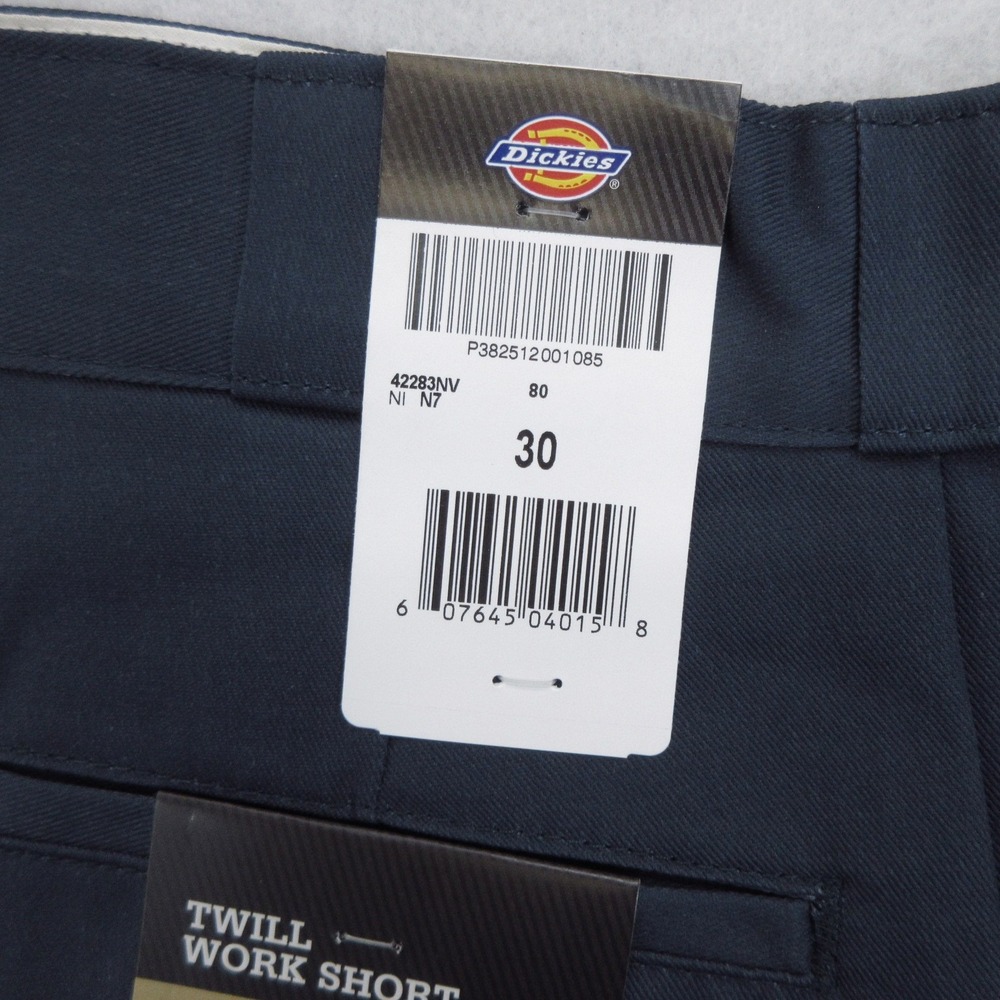 Dickies Mens Twill Work Shorts Size 30 Navy Loose Fit 13 Inseam - Picture 2 of 9
